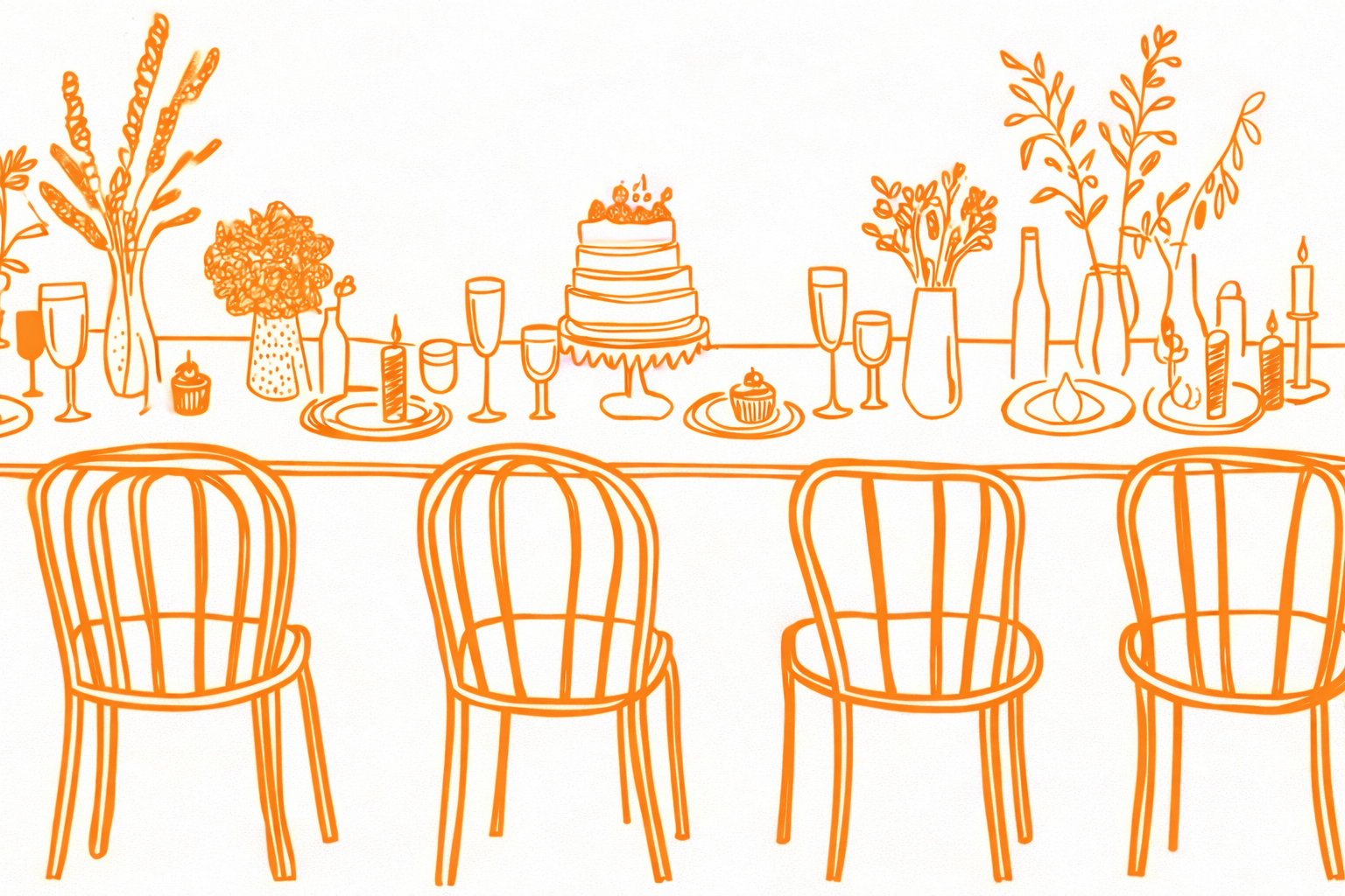 Ilustración de la mesa